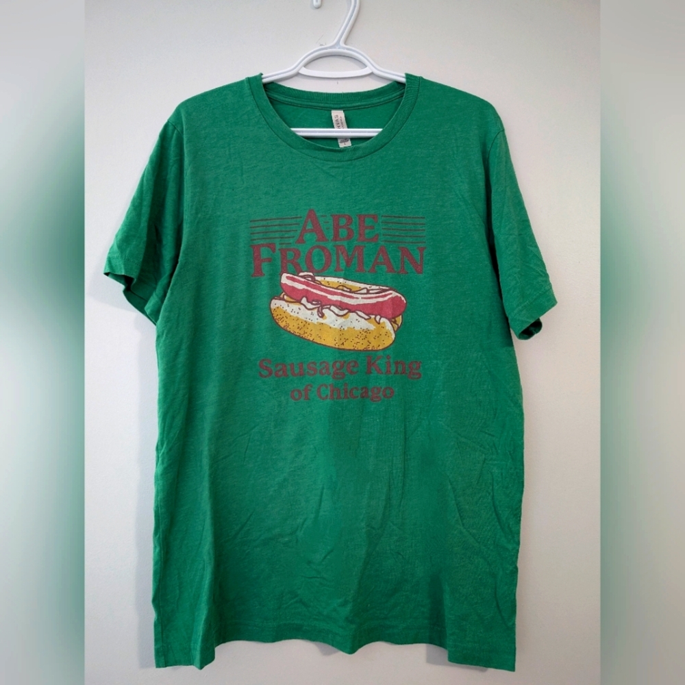 ABE FROMAN: Sausage King Of Chicago Short-Sleeve Unisex T-Shirt Size L